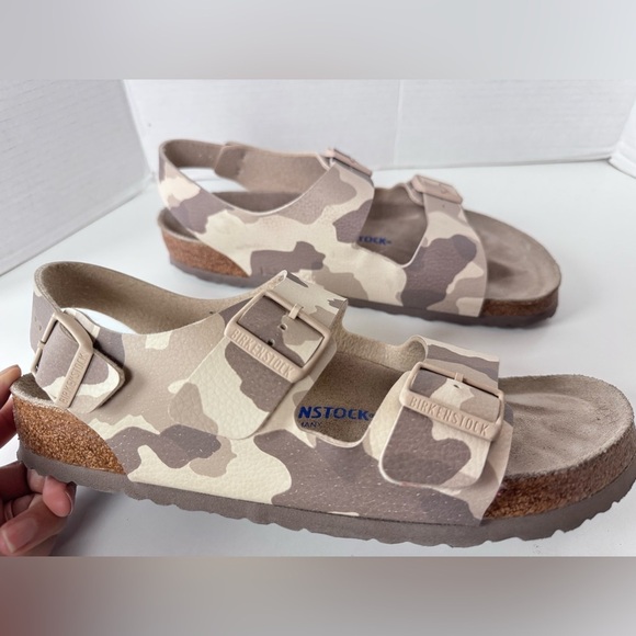 Birkenstock Milano Desert Soil Gray Taupe Sandals Shoes Men’s Size 11 / 44 main image 4
